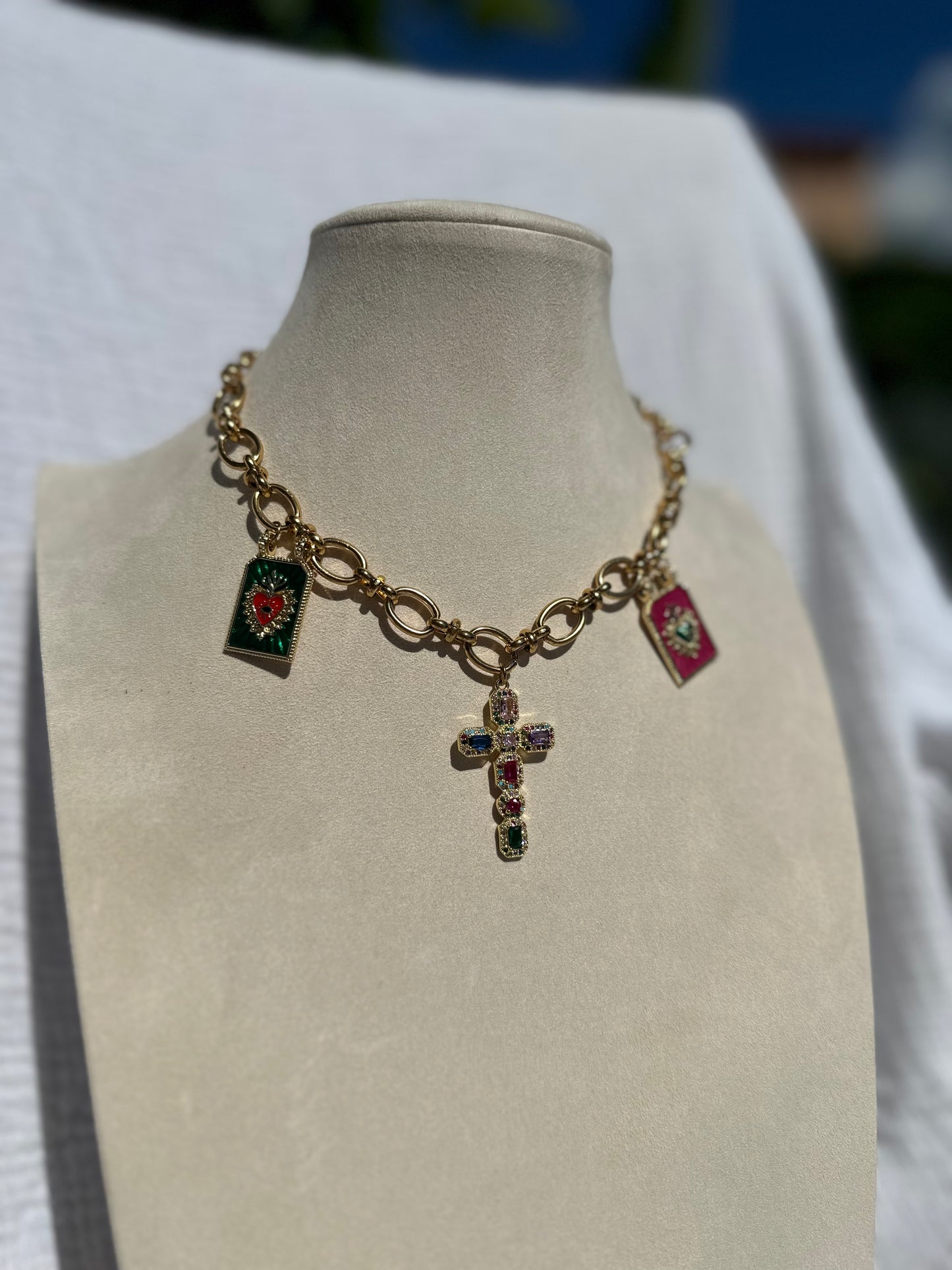 Collier à charms Shana