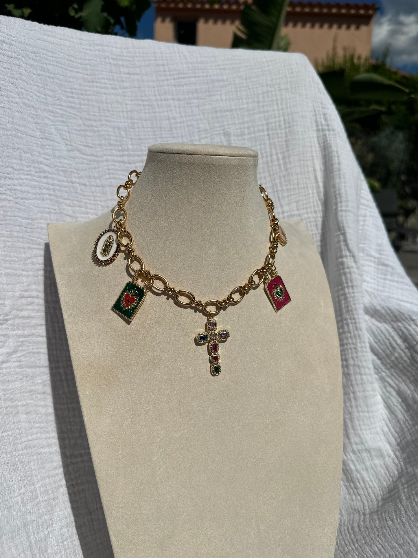 Collier à charms Salomé