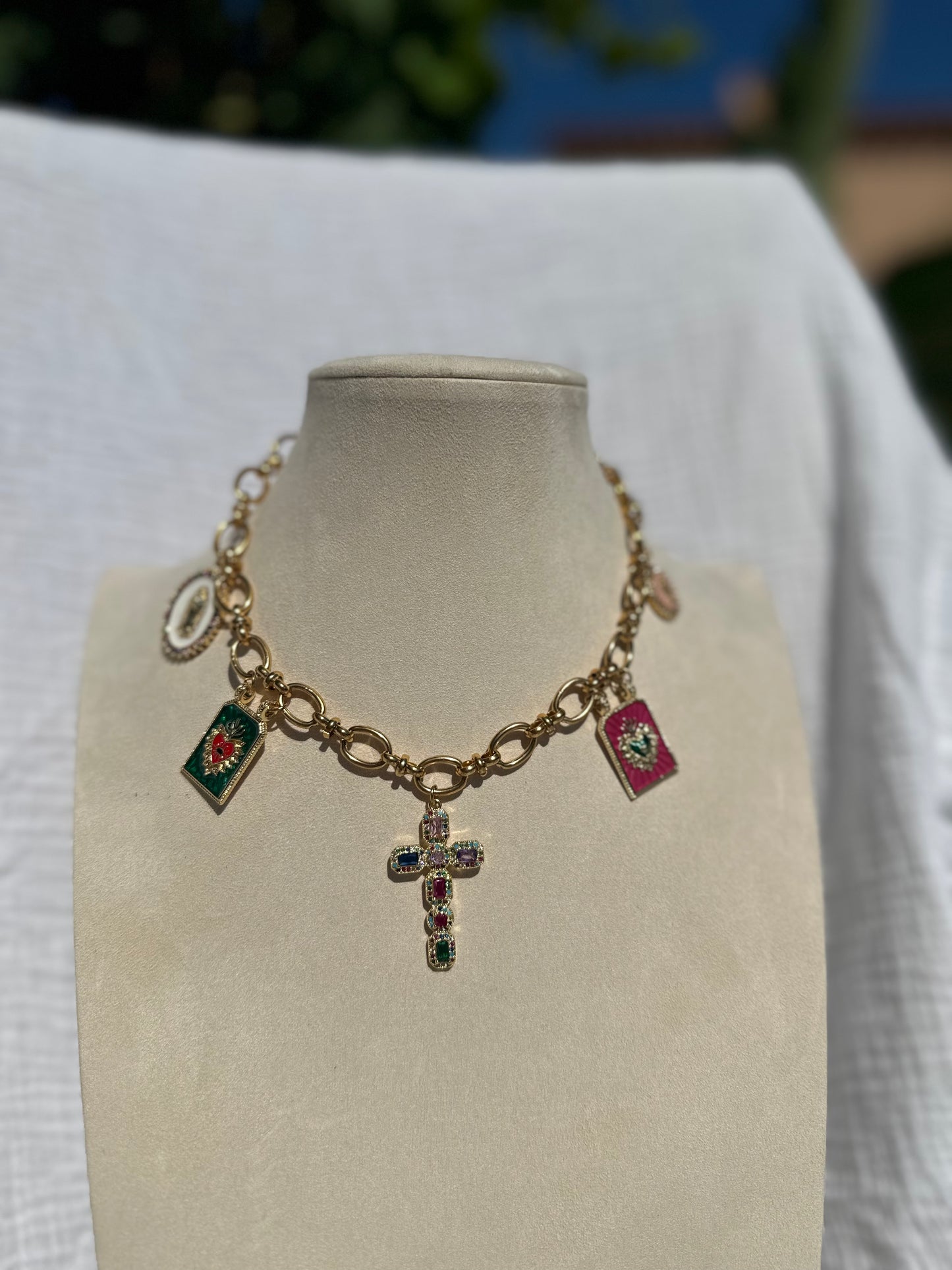 Collier à charms Salomé