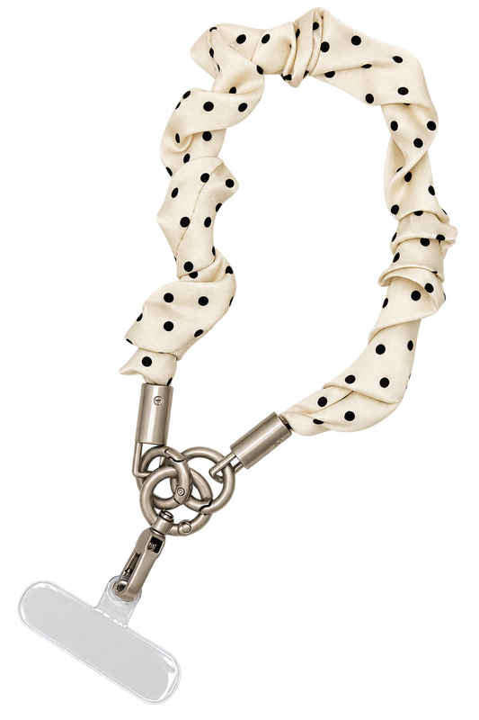 Lanière de téléphone à pois