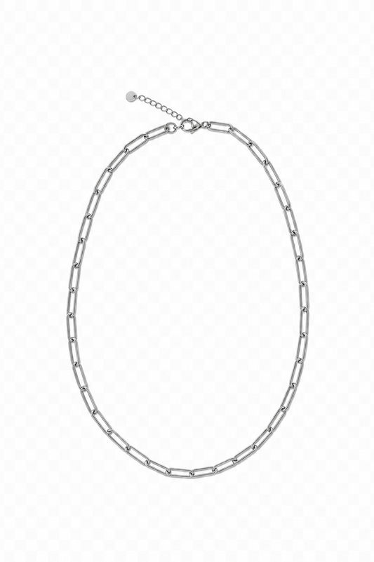 Chaîne collier Luna argentée