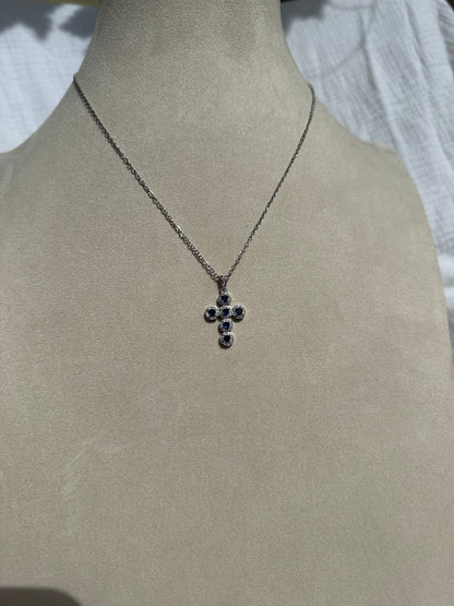 Collier Léa bleu