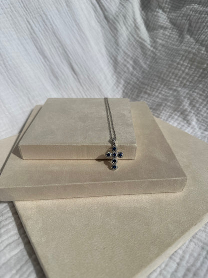 Collier Léa bleu