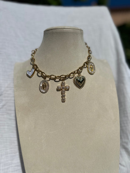 Collier à charms Stella