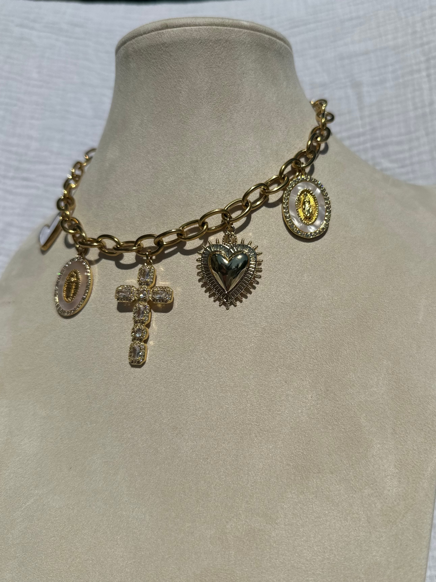 Collier à charms Stella