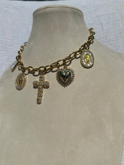 Collier à charms Stella