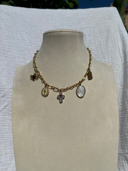 Collier à charms Marie