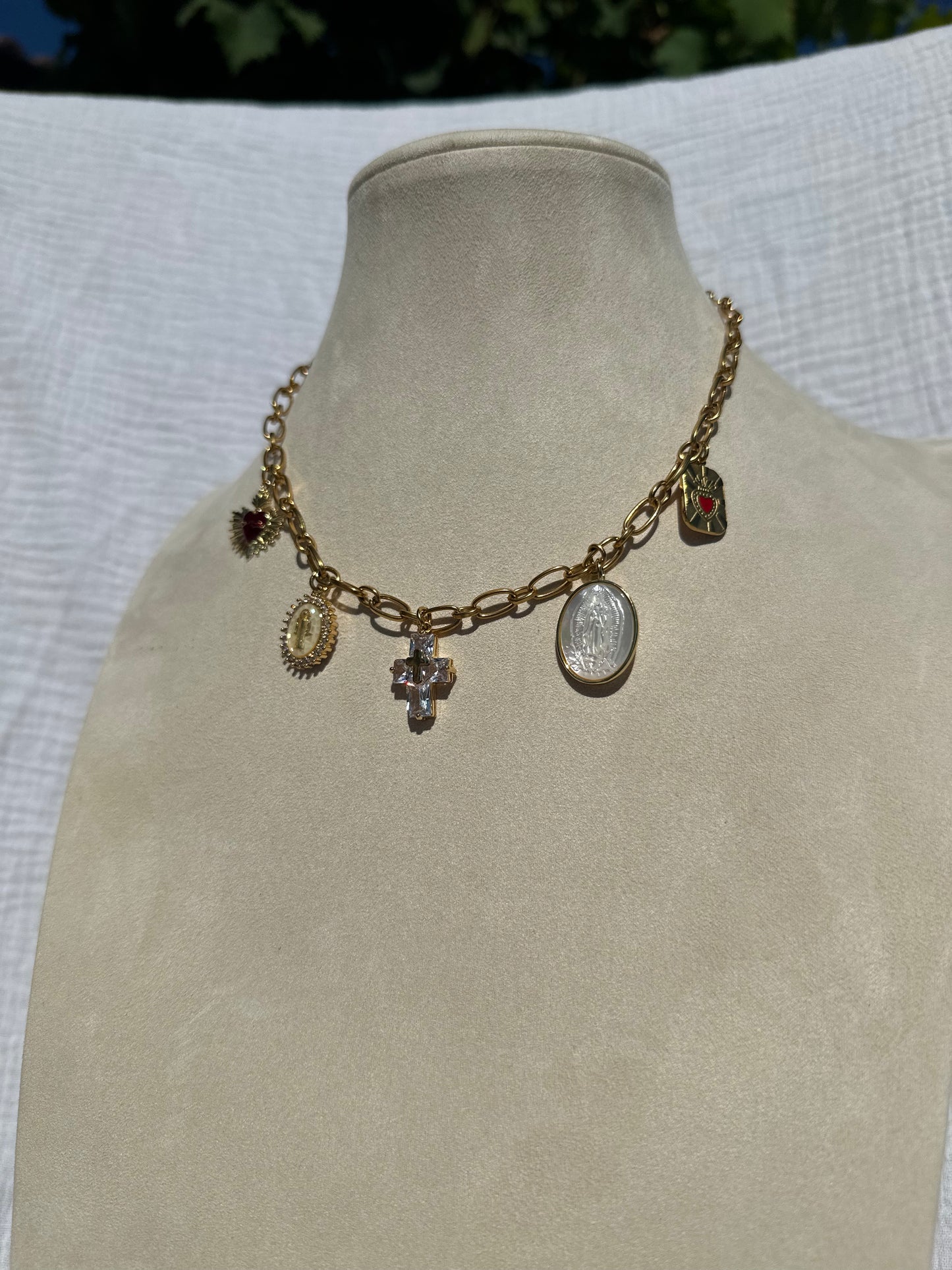 Collier à charms Marie