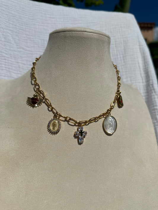 Collier à charms Marie