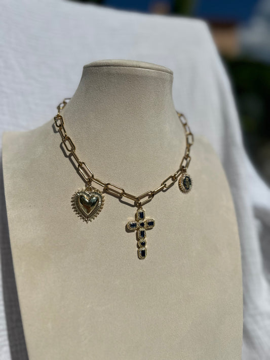 Collier à charms Lou
