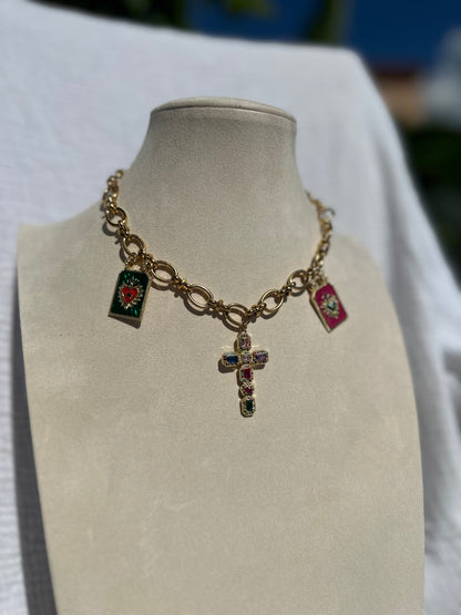Collier à charms Shana