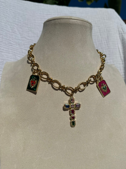 Collier à charms Shana