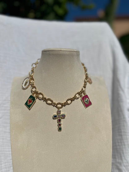 Collier à charms Salomé