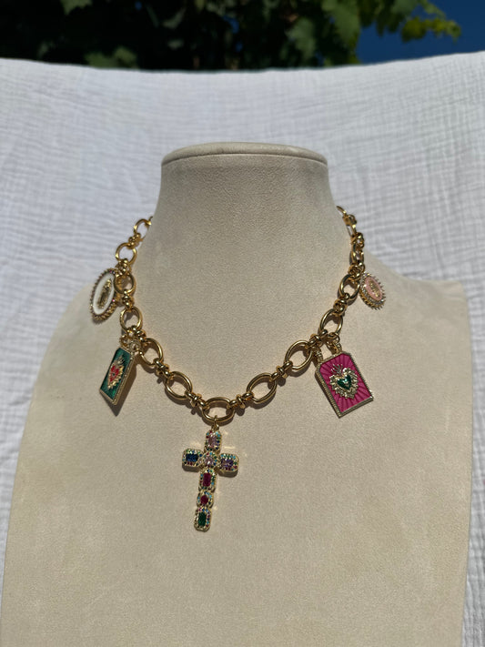 Collier à charms Salomé